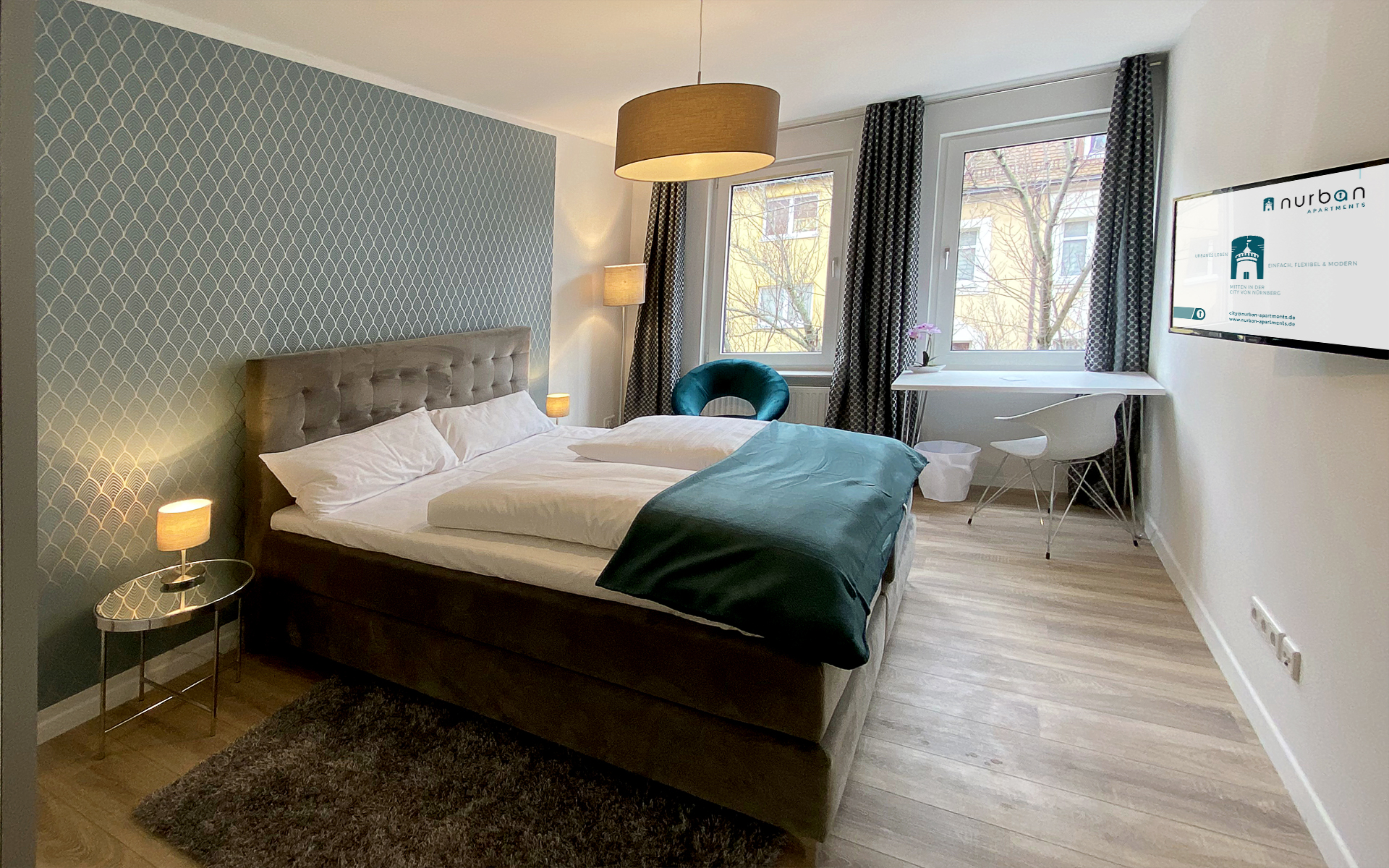 City-Deluxe Apartment mit 2 Schlafzimmern-A (10)